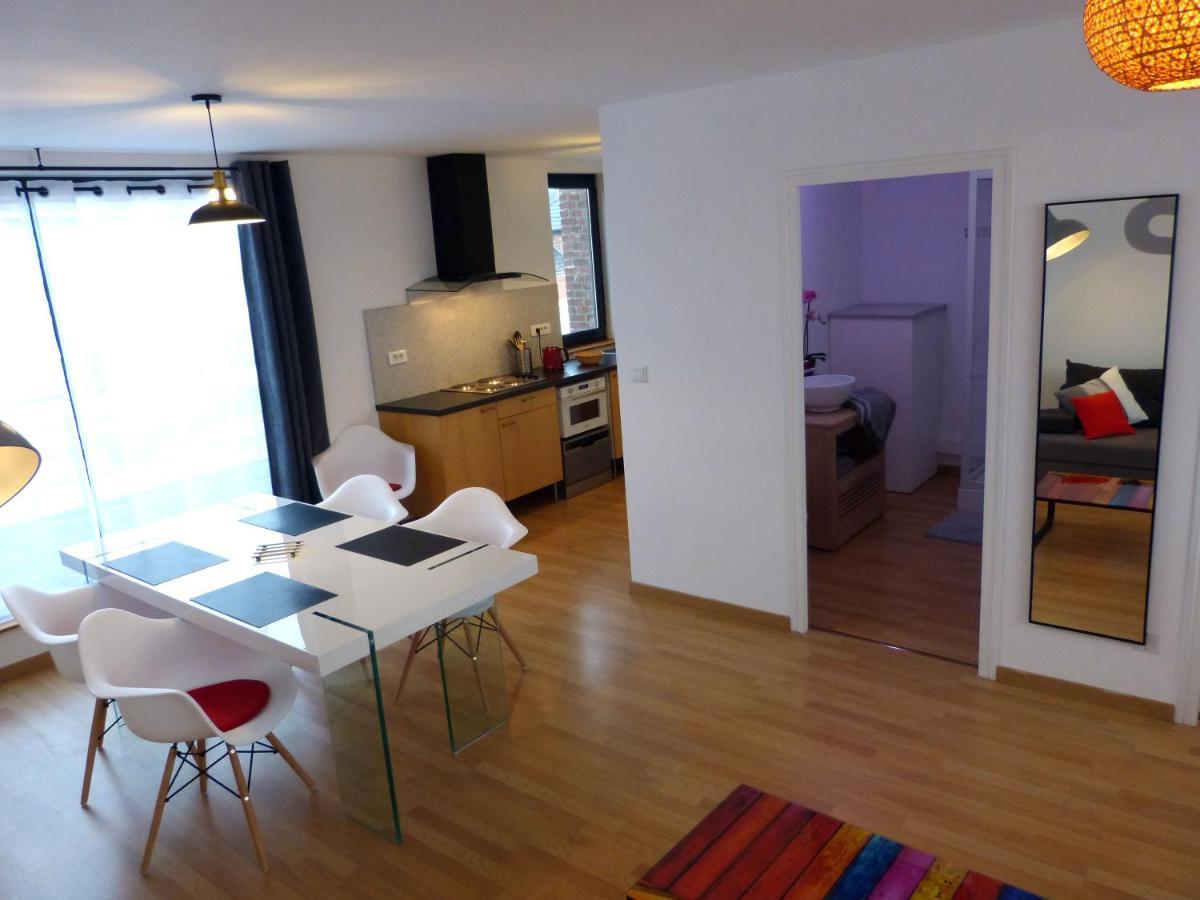 Le 99B Modern Apartment Queen Size Bed Connected Tv Hallennes-lez-Haubourdin Esterno foto