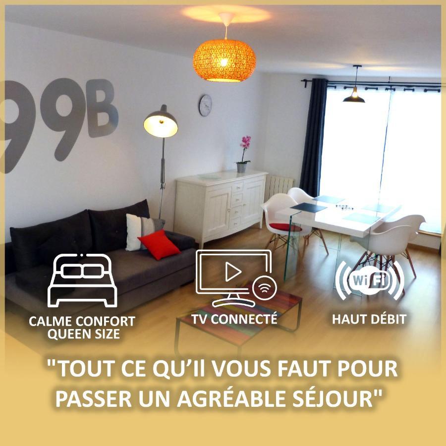 Le 99B Modern Apartment Queen Size Bed Connected Tv Hallennes-lez-Haubourdin Esterno foto